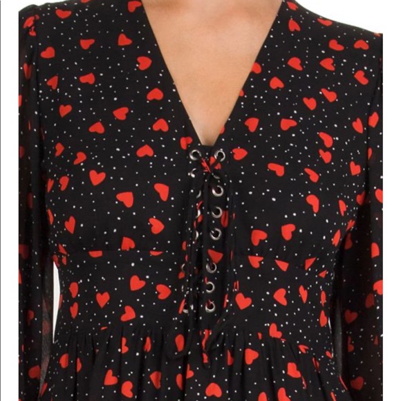 So in Love Muslin Lace-Up Dress - The Kooples - Picture 2 of 4